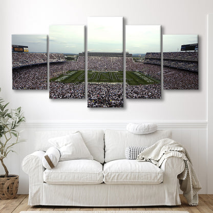Beaver Stadium, Stadium Canvas, Sport Art, Gift for him, 5 Panel, Large Canvas, Canvas Print Wall Art