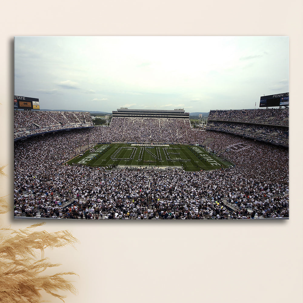 Beaver Stadium, Stadium Canvas, Sport Art, Gift for him, Man Cave Decor, Art Print, Canvas Print Wall Art