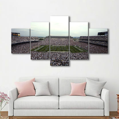 Beaver Stadium, Stadium Canvas, Sport Art, Gift for him, 5 Panel, Large Canvas, Canvas Print Wall Art