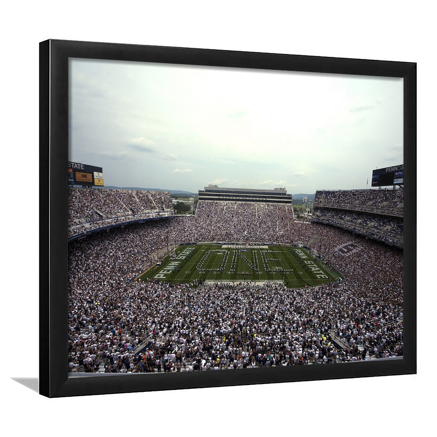 Beaver Stadium, Stadium Canvas, Sport Art, Gift for him, Framed Art Print Wall Decor, Picture Framed