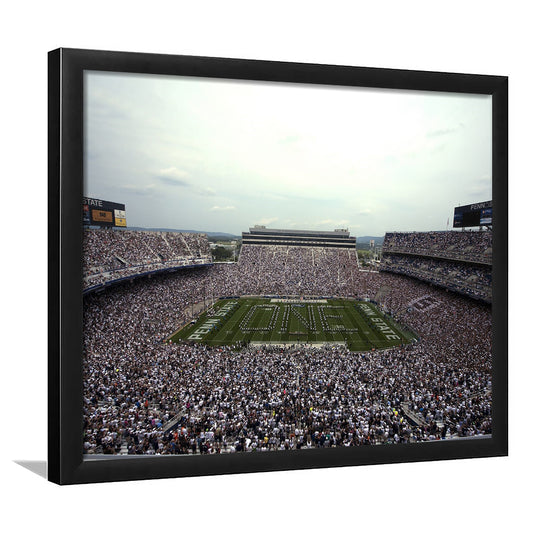Beaver Stadium, Stadium Canvas, Sport Art, Gift for him, Framed Art Print Wall Decor, Picture Framed