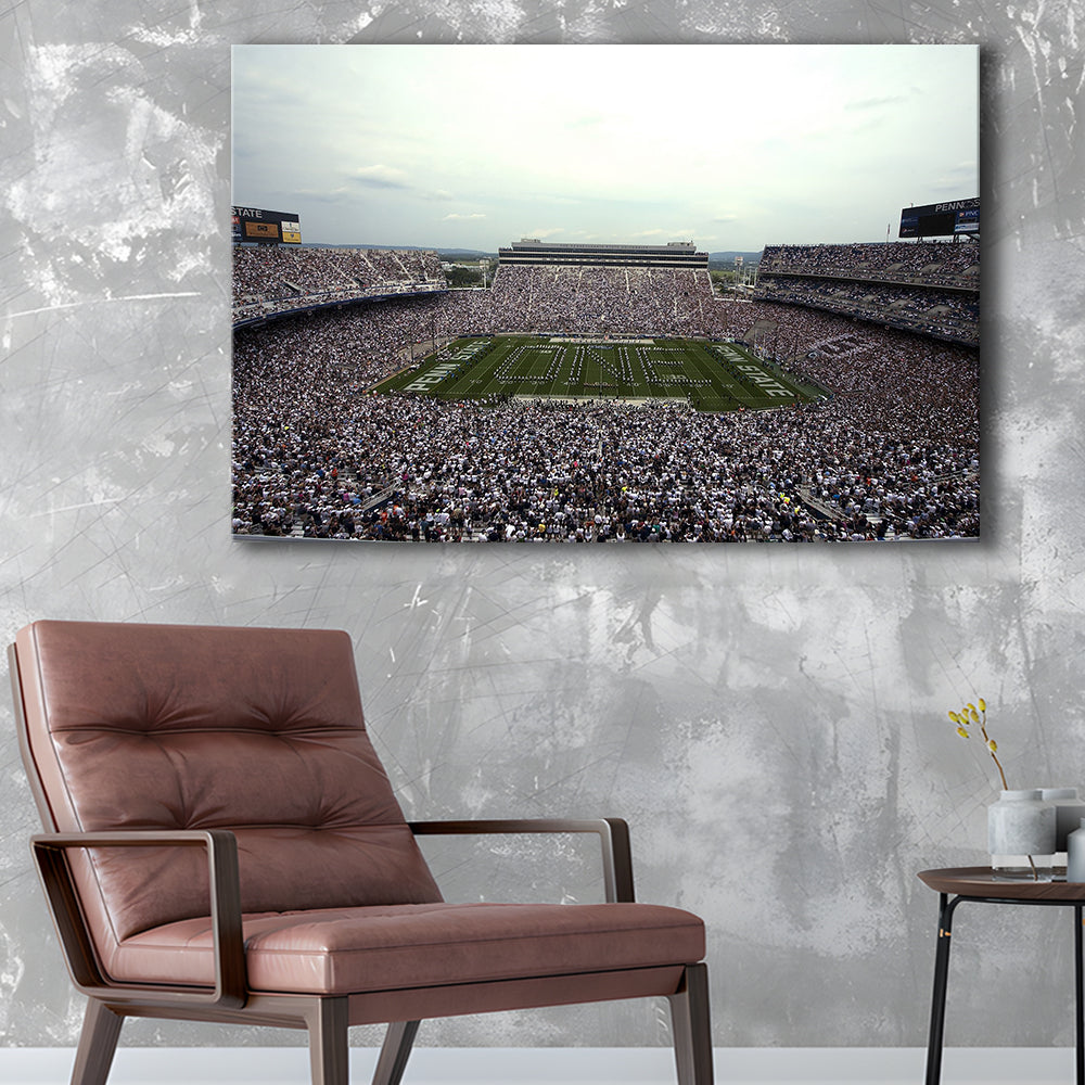 Beaver Stadium, Stadium Canvas, Sport Art, Gift for him, Man Cave Decor, Art Print, Canvas Print Wall Art