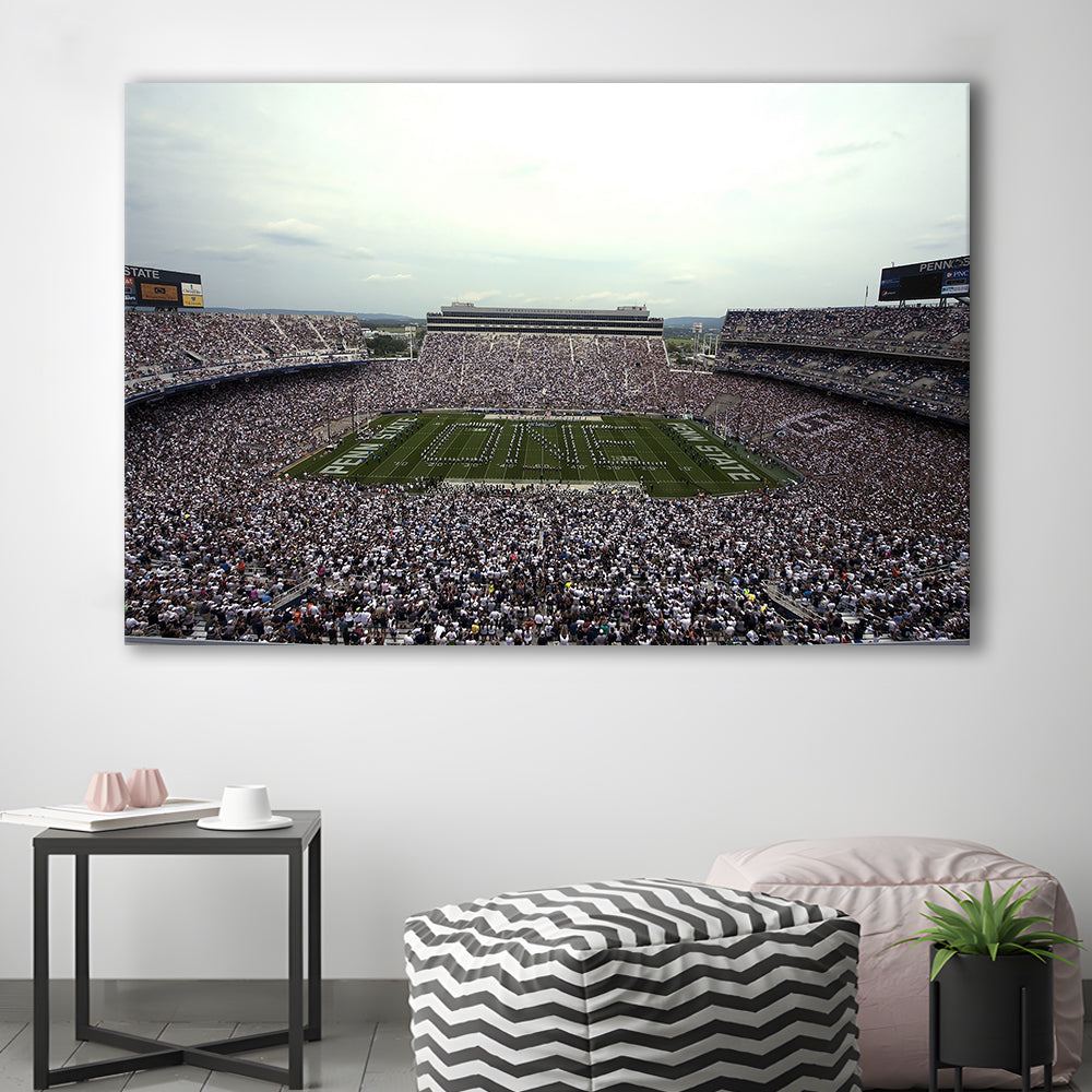 Beaver Stadium, Stadium Canvas, Sport Art, Gift for him, Man Cave Decor, Art Print, Canvas Print Wall Art
