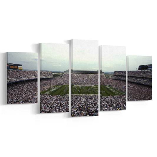 Beaver Stadium, Stadium Canvas, Sport Art, Gift for him, 5 Panel, Large Canvas, Canvas Print Wall Art
