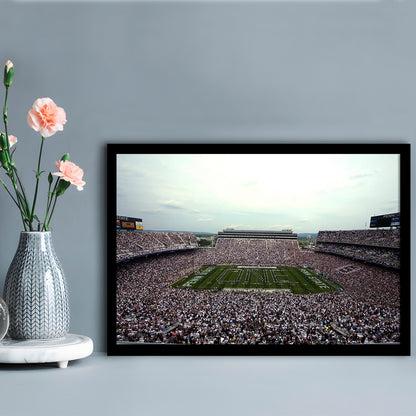 Beaver Stadium, Stadium Canvas, Sport Art, Gift for him, Framed Art Print Wall Decor, Picture Framed