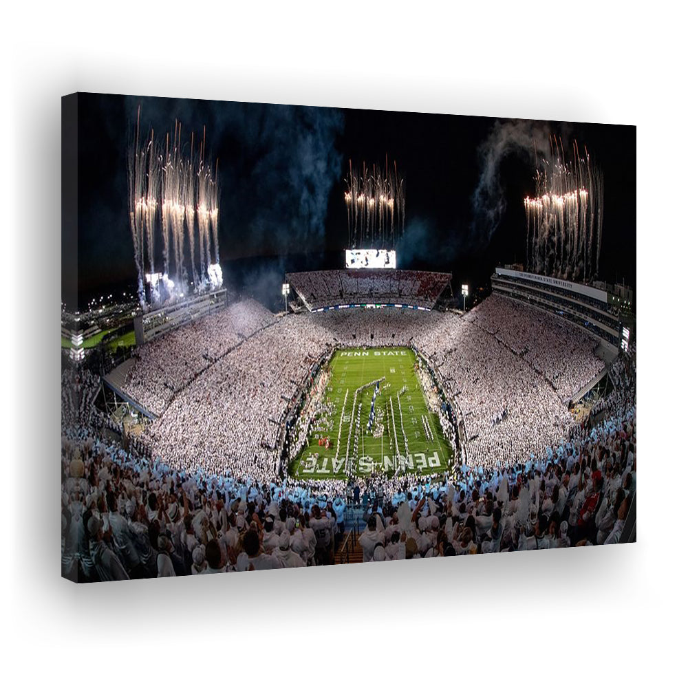 Beaver Stadium in Pa, Stadium Canvas, Sport Art, Gift for him, Man Cave Decor, Art Print, Canvas Print Wall Art