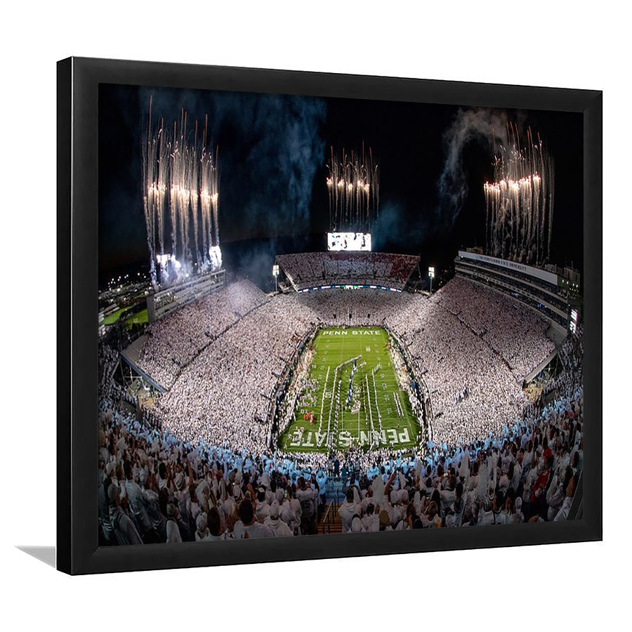 Beaver Stadium in Pa, Stadium Canvas, Sport Art, Gift for him, Framed Art Print Wall Decor, Picture Framed