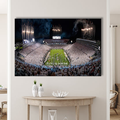Beaver Stadium in Pa, Stadium Canvas, Sport Art, Gift for him, Man Cave Decor, Art Print, Canvas Print Wall Art