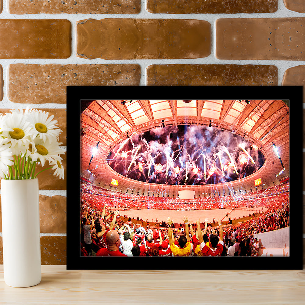 Beira Rio Stadium Event, Stadium Canvas, Sport Art, Gift for him, Framed Art Print Wall Decor, Picture Framed