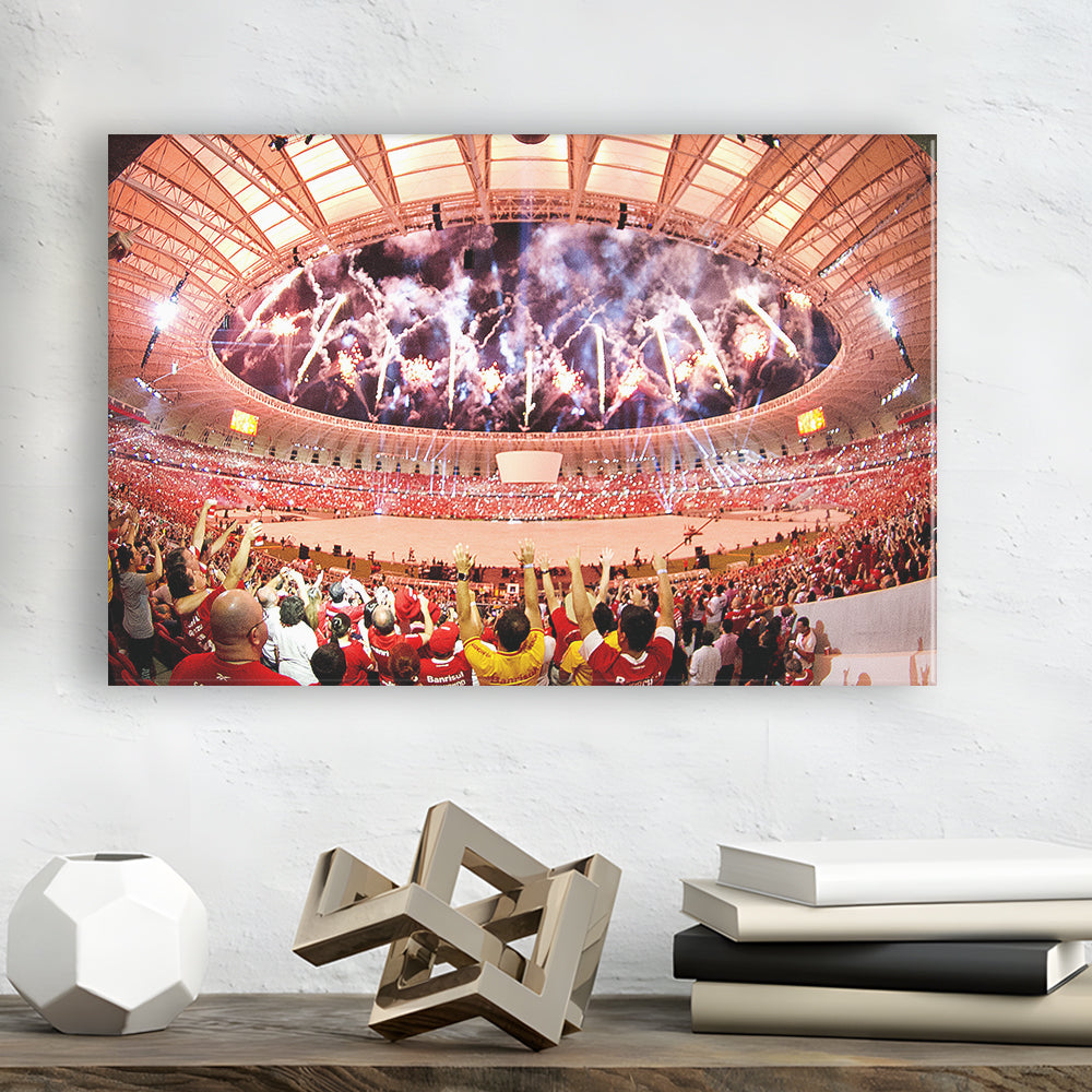 Beira Rio Stadium Event, Stadium Canvas, Sport Art, Gift for him, Man Cave Decor, Art Print, Canvas Print Wall Art