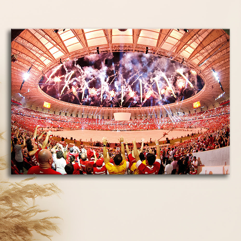 Beira Rio Stadium Event, Stadium Canvas, Sport Art, Gift for him, Man Cave Decor, Art Print, Canvas Print Wall Art