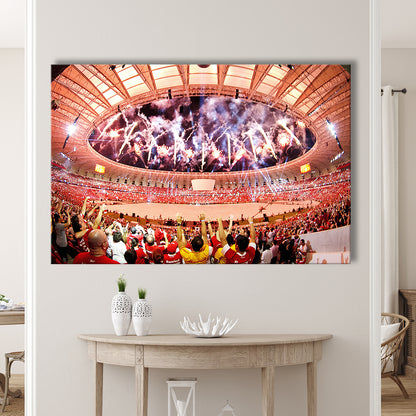Beira Rio Stadium Event, Stadium Canvas, Sport Art, Gift for him, Man Cave Decor, Art Print, Canvas Print Wall Art