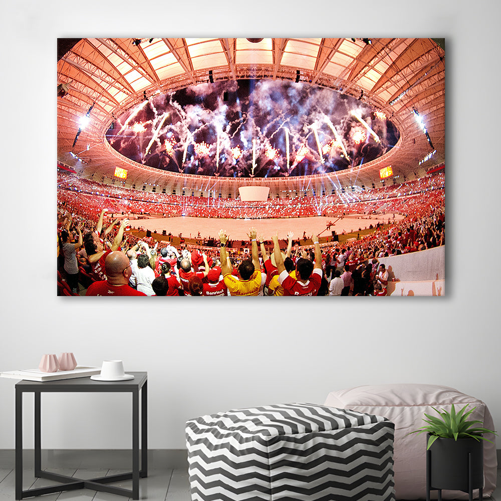Beira Rio Stadium Event, Stadium Canvas, Sport Art, Gift for him, Man Cave Decor, Art Print, Canvas Print Wall Art
