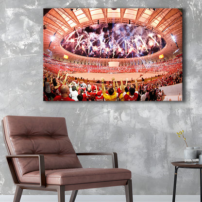 Beira Rio Stadium Event, Stadium Canvas, Sport Art, Gift for him, Man Cave Decor, Art Print, Canvas Print Wall Art