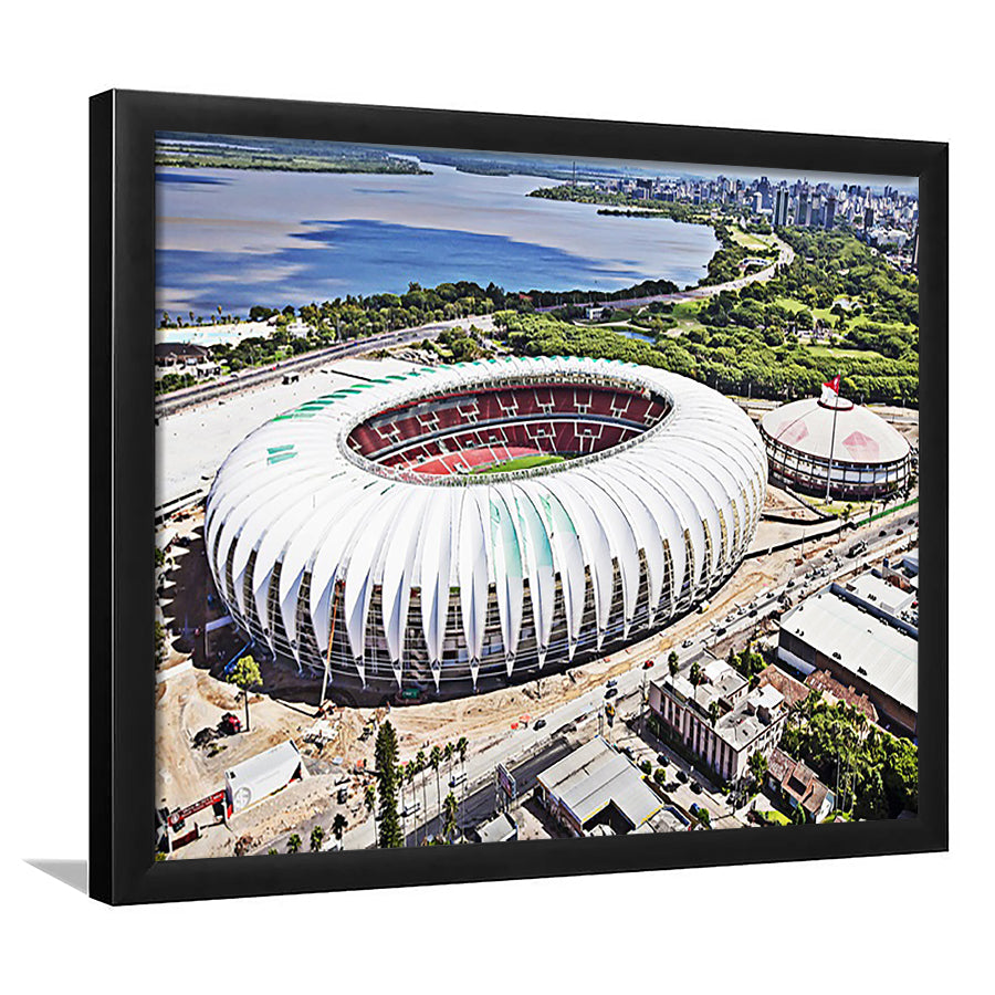 Beira Rio Stadium, Stadium Canvas, Sport Art, Fan Gifts, Framed Art Print Wall Decor, Picture Framed