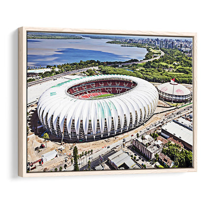 Beira Rio Stadium, Stadium Canvas, Sport Art, Fan Gifts, Framed Canvas Print Wall Art, Floating Frame