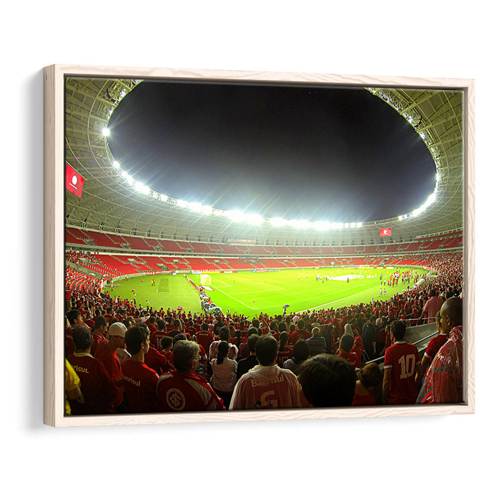 Beira Rio Stadium, Stadium Canvas, Sport Art, Framed Canvas Print Wall Art, Floating Frame