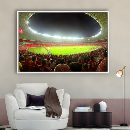 Beira Rio Stadium, Stadium Canvas, Sport Art, Framed Canvas Print Wall Art, Floating Frame