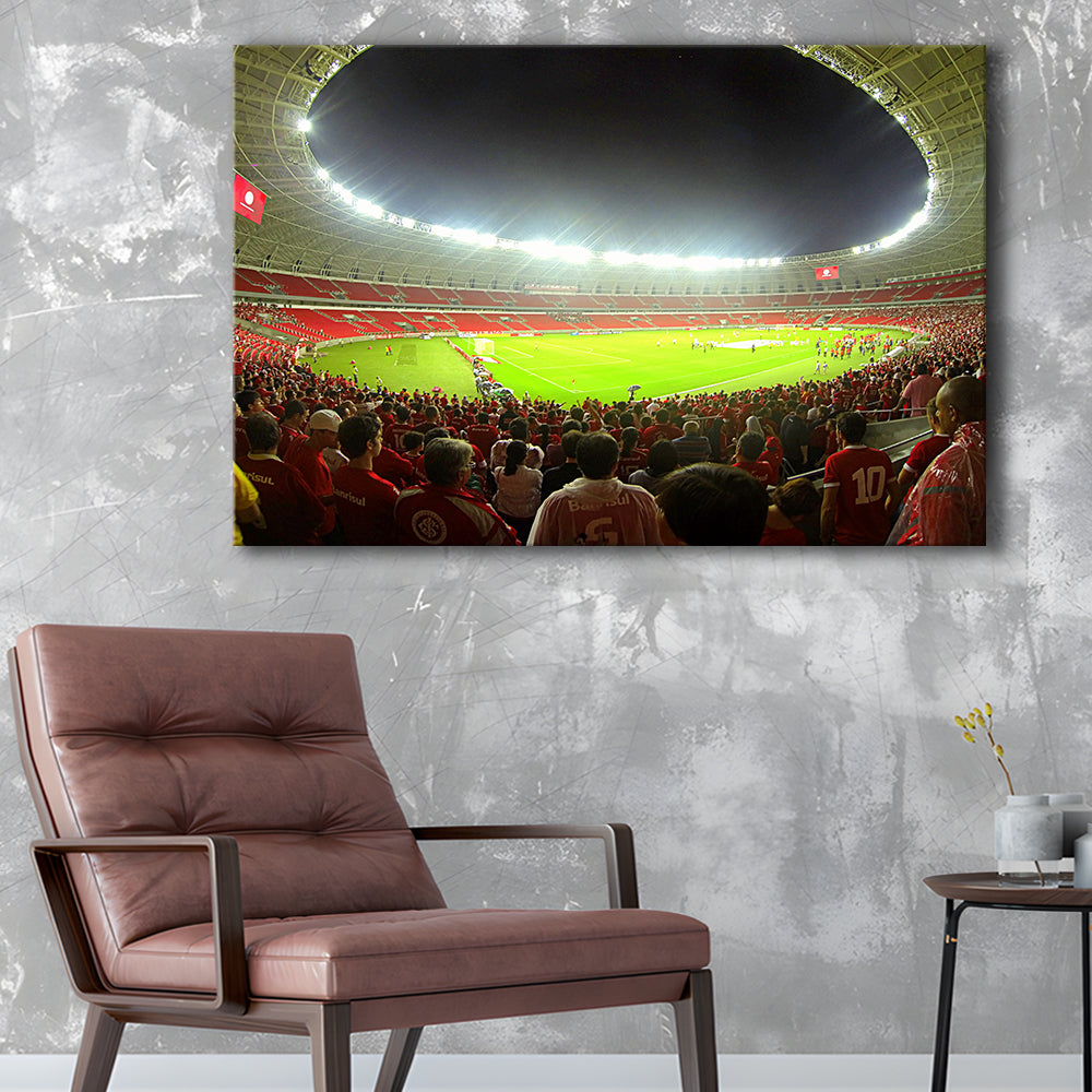 Beira Rio Stadium, Stadium Canvas, Sport Art, Gift for him, Man Cave Decor, Art Print, Canvas Print Wall Art