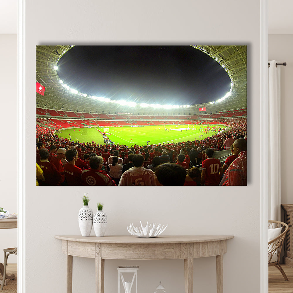 Beira Rio Stadium, Stadium Canvas, Sport Art, Gift for him, Man Cave Decor, Art Print, Canvas Print Wall Art