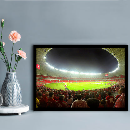 Beira Rio Stadium, Stadium Canvas, Sport Art, Gift for him, Framed Art Print Wall Decor, Picture Framed