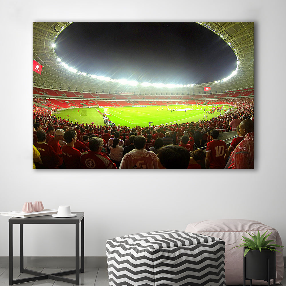 Beira Rio Stadium, Stadium Canvas, Sport Art, Gift for him, Man Cave Decor, Art Print, Canvas Print Wall Art