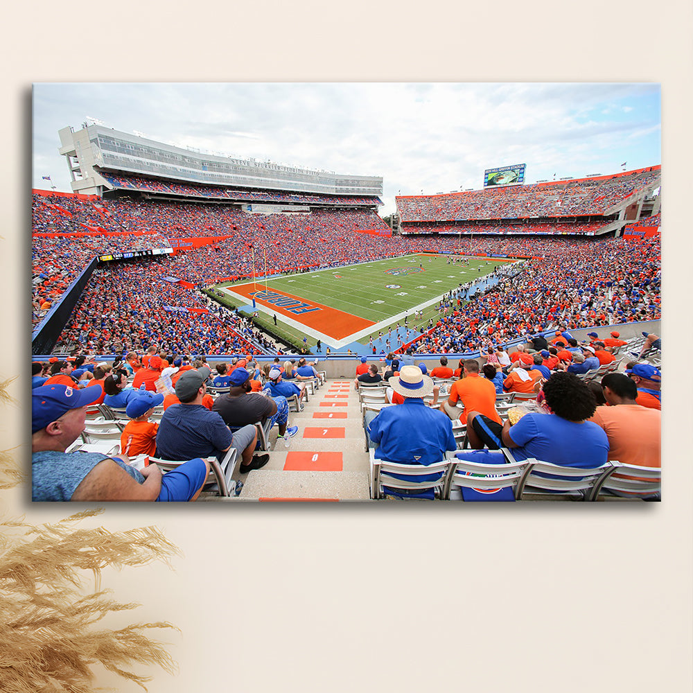 Ben Hill Griffin Football Stadium, Stadium Canvas, Sport Art, Gift for him, Man Cave Decor, Art Print, Canvas Print Wall Art