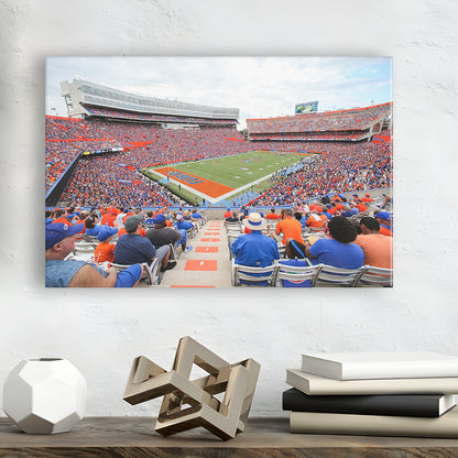 Ben Hill Griffin Football Stadium, Stadium Canvas, Sport Art, Gift for him, Man Cave Decor, Art Print, Canvas Print Wall Art