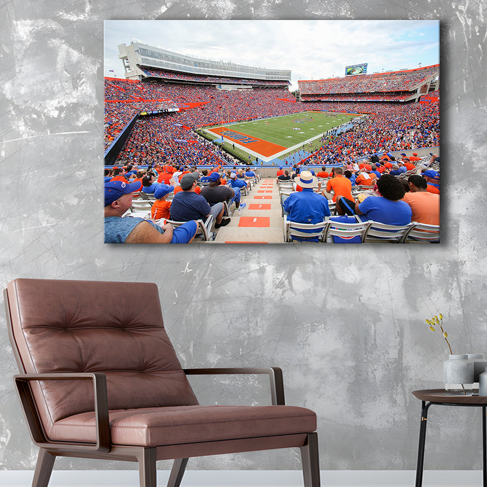 Ben Hill Griffin Football Stadium, Stadium Canvas, Sport Art, Gift for him, Man Cave Decor, Art Print, Canvas Print Wall Art