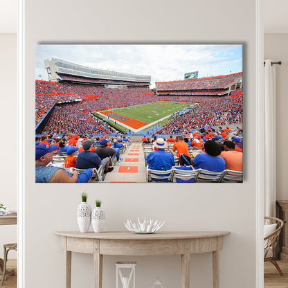 Ben Hill Griffin Football Stadium, Stadium Canvas, Sport Art, Gift for him, Man Cave Decor, Art Print, Canvas Print Wall Art