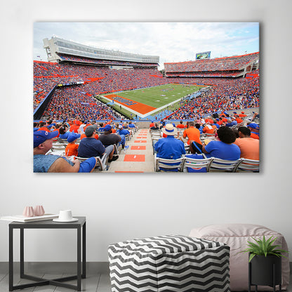 Ben Hill Griffin Football Stadium, Stadium Canvas, Sport Art, Gift for him, Man Cave Decor, Art Print, Canvas Print Wall Art