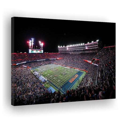 Ben Hill Griffin Stadium, Stadium Canvas, Sport Art, Gift for him, Man Cave Decor, Art Print, Canvas Print Wall Art
