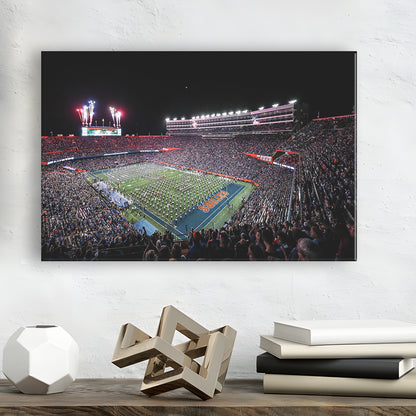 Ben Hill Griffin Stadium, Stadium Canvas, Sport Art, Gift for him, Man Cave Decor, Art Print, Canvas Print Wall Art