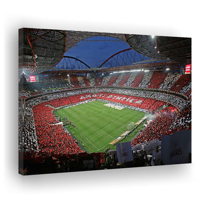 Benfica Stadium, Stadium Canvas, Sport Art, Gift for him, Man Cave Decor, Art Print, Canvas Print Wall Art