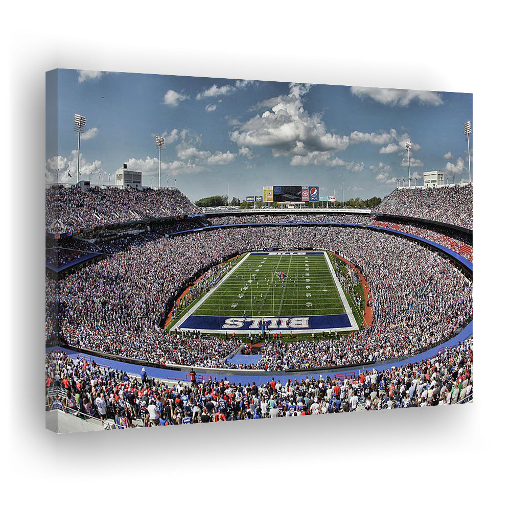 Bills Stadium, Stadium Canvas, Sport Art, Gift for him, Man Cave Decor, Art Print, Canvas Print Wall Art