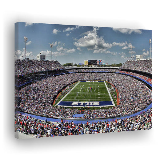 Bills Stadium, Stadium Canvas, Sport Art, Gift for him, Man Cave Decor, Art Print, Canvas Print Wall Art