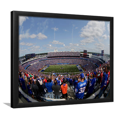 Bills Stadium, Stadium Canvas, Sport Art, Fan Gifts, Framed Art Print Wall Decor, Picture Framed