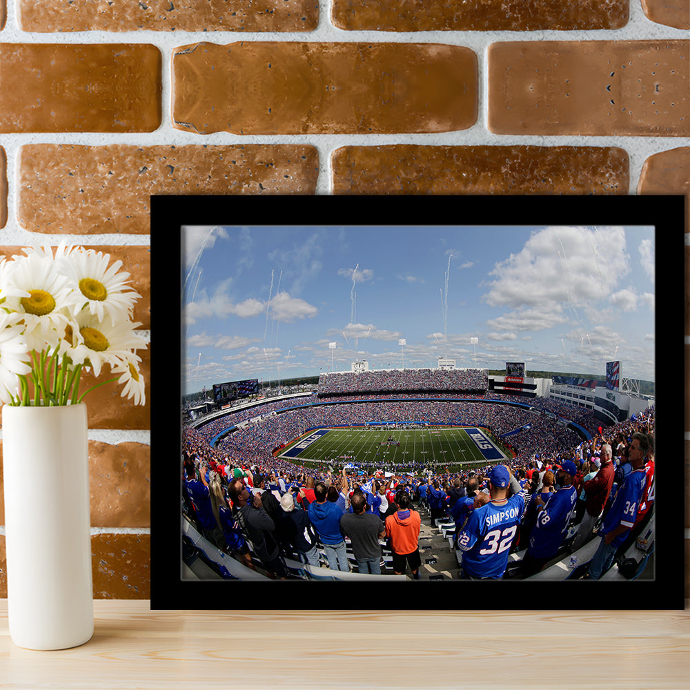 Bills Stadium, Stadium Canvas, Sport Art, Fan Gifts, Framed Art Print Wall Decor, Picture Framed