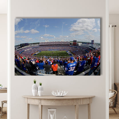 Bills Stadium, Stadium Canvas, Sport Art, Fan Gifts, Man Cave Decor, Art Print, Canvas Print Wall Art