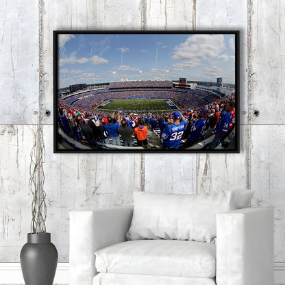 Bills Stadium, Stadium Canvas, Sport Art, Fan Gifts, Framed Canvas Print Wall Art, Floating Frame