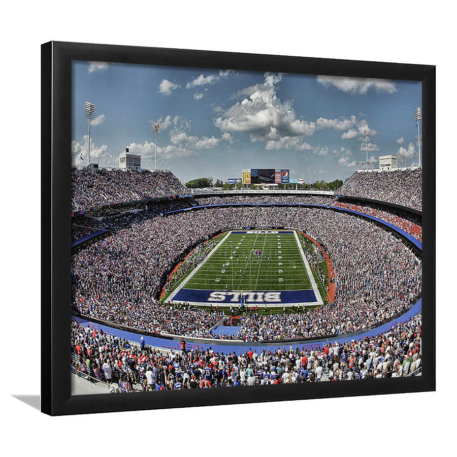 Bills Stadium, Stadium Canvas, Sport Art, Gift for him, Framed Art Print Wall Decor, Picture Framed