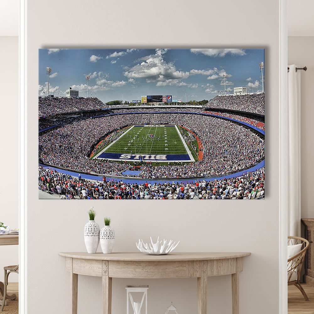 Bills Stadium, Stadium Canvas, Sport Art, Gift for him, Man Cave Decor, Art Print, Canvas Print Wall Art