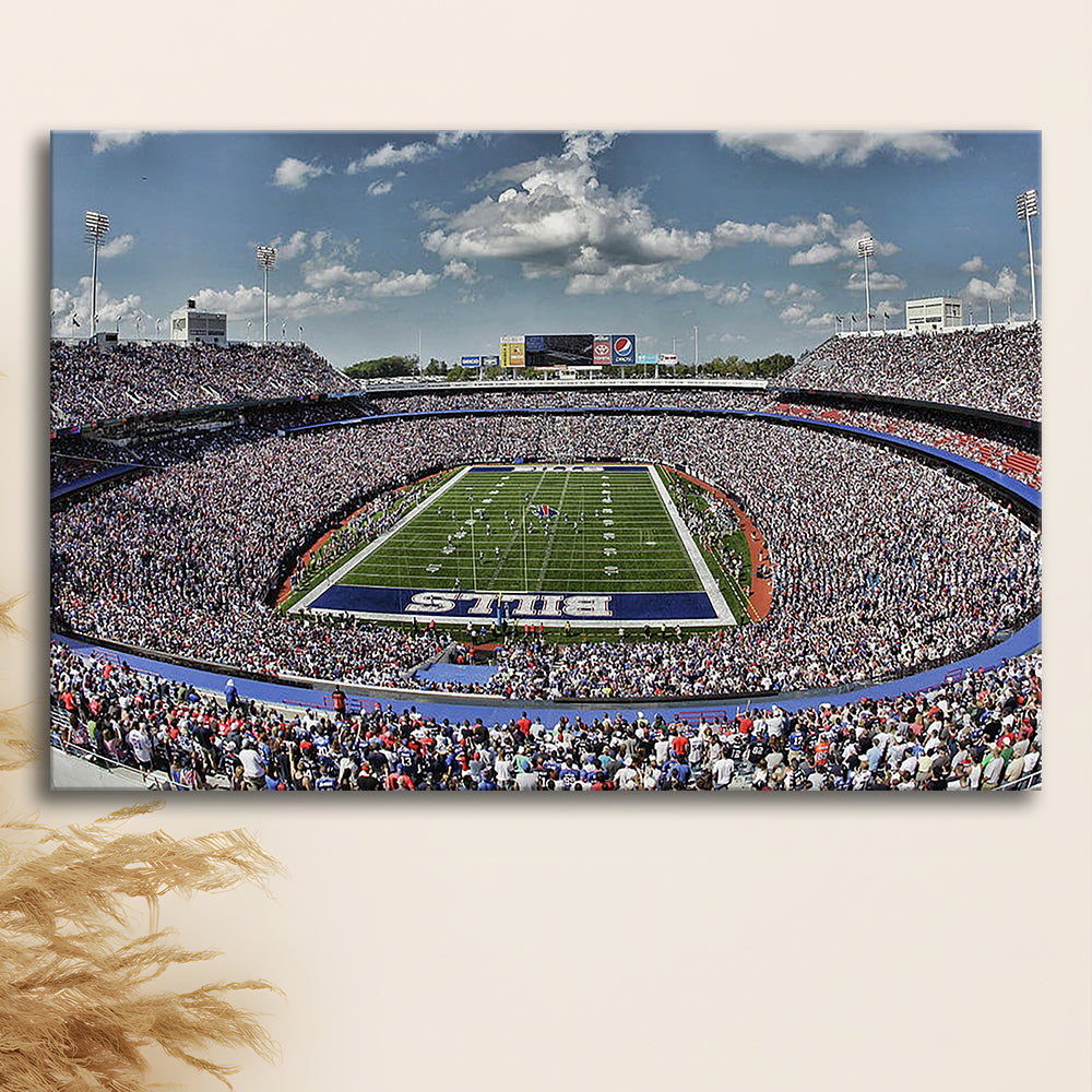 Bills Stadium, Stadium Canvas, Sport Art, Gift for him, Man Cave Decor, Art Print, Canvas Print Wall Art