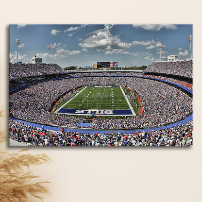 Bills Stadium, Stadium Canvas, Sport Art, Gift for him, Man Cave Decor, Art Print, Canvas Print Wall Art
