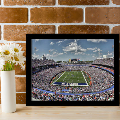 Bills Stadium, Stadium Canvas, Sport Art, Gift for him, Framed Art Print Wall Decor, Picture Framed