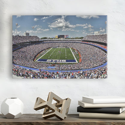 Bills Stadium, Stadium Canvas, Sport Art, Gift for him, Man Cave Decor, Art Print, Canvas Print Wall Art