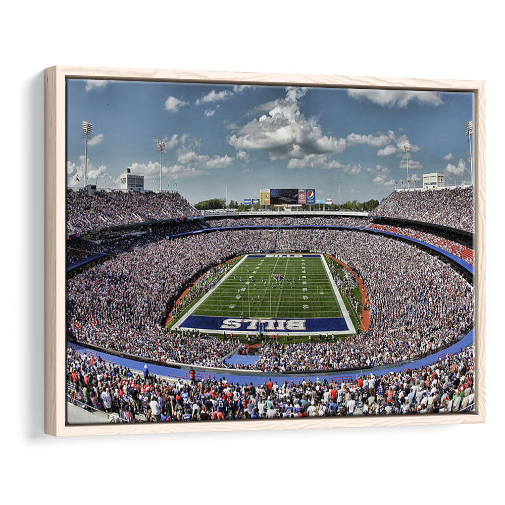 Bills Stadium, Stadium Canvas, Sport Art, Framed Canvas Print Wall Art, Floating Frame