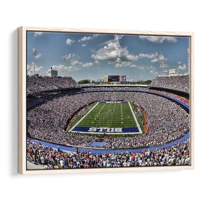 Bills Stadium, Stadium Canvas, Sport Art, Framed Canvas Print Wall Art, Floating Frame