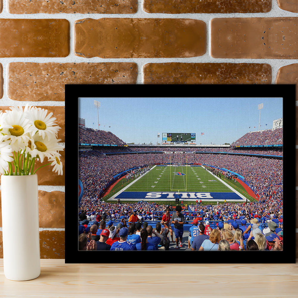 Bills Stadium in New York, Stadium Canvas, Sport Art, Gift for him, Framed Art Print Wall Decor, Picture Framed