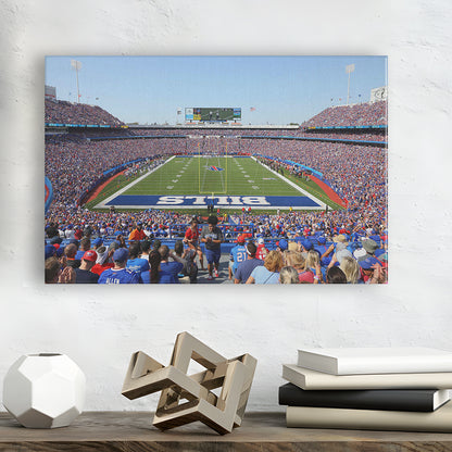Bills Stadium in New York, Stadium Canvas, Sport Art, Gift for him, Man Cave Decor, Art Print, Canvas Print Wall Art